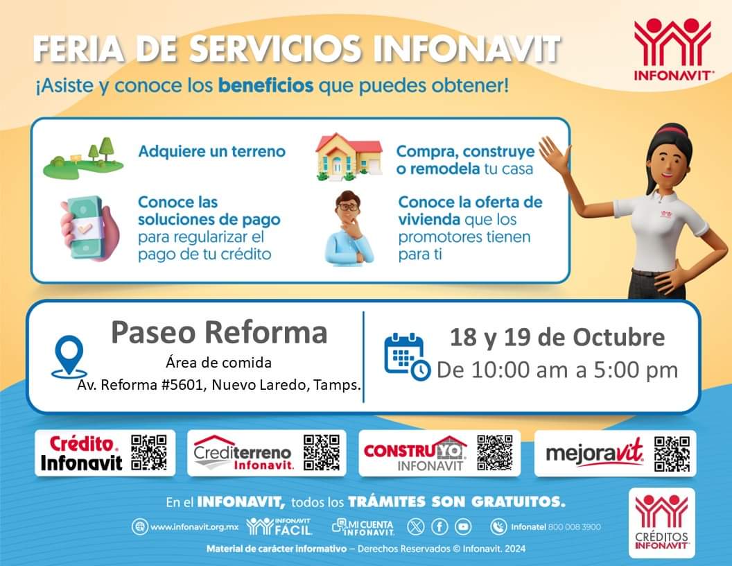 INFONAVIT ACERCA TRÁMITES Y SERVICIOS A DERECHOHABIENTES DE TAMAULIPAS