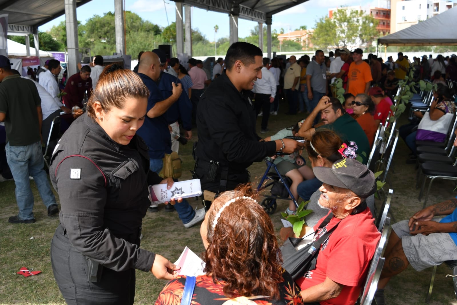 Participa SSPT en brigada “Transformando Familias” en Miguel Alemán