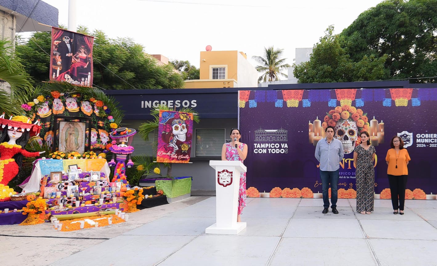 Emotiva Celebración del Xantolo en la Delegación Municipal Zona Norte