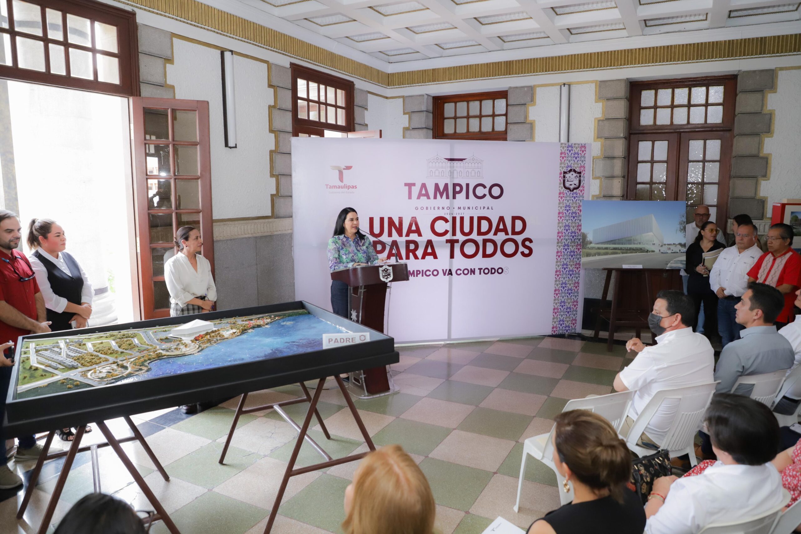 Preside Mónica Villarreal Conmemoración del Día Mundial del Urbanismo
