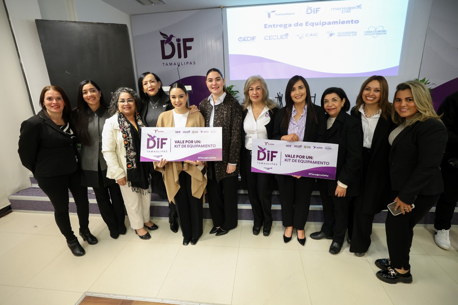 Entrega DIF Tamaulipas más de 9 mil apoyos para fortalecer la atención en los DIF municipales