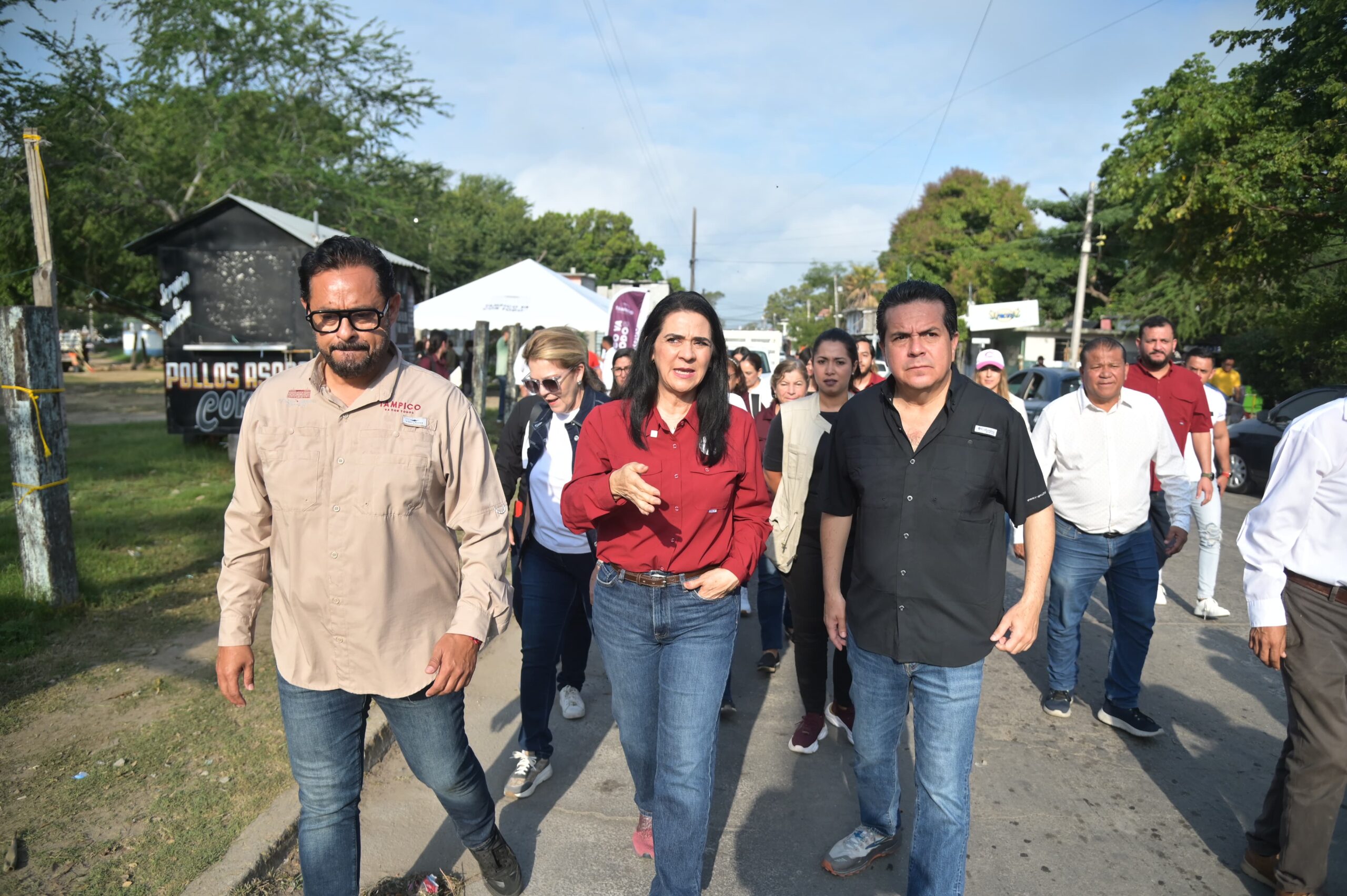 Encabeza Mónica Villarreal Primer Gran Operativo de Limpieza y Bienestar en la colonia Morelos