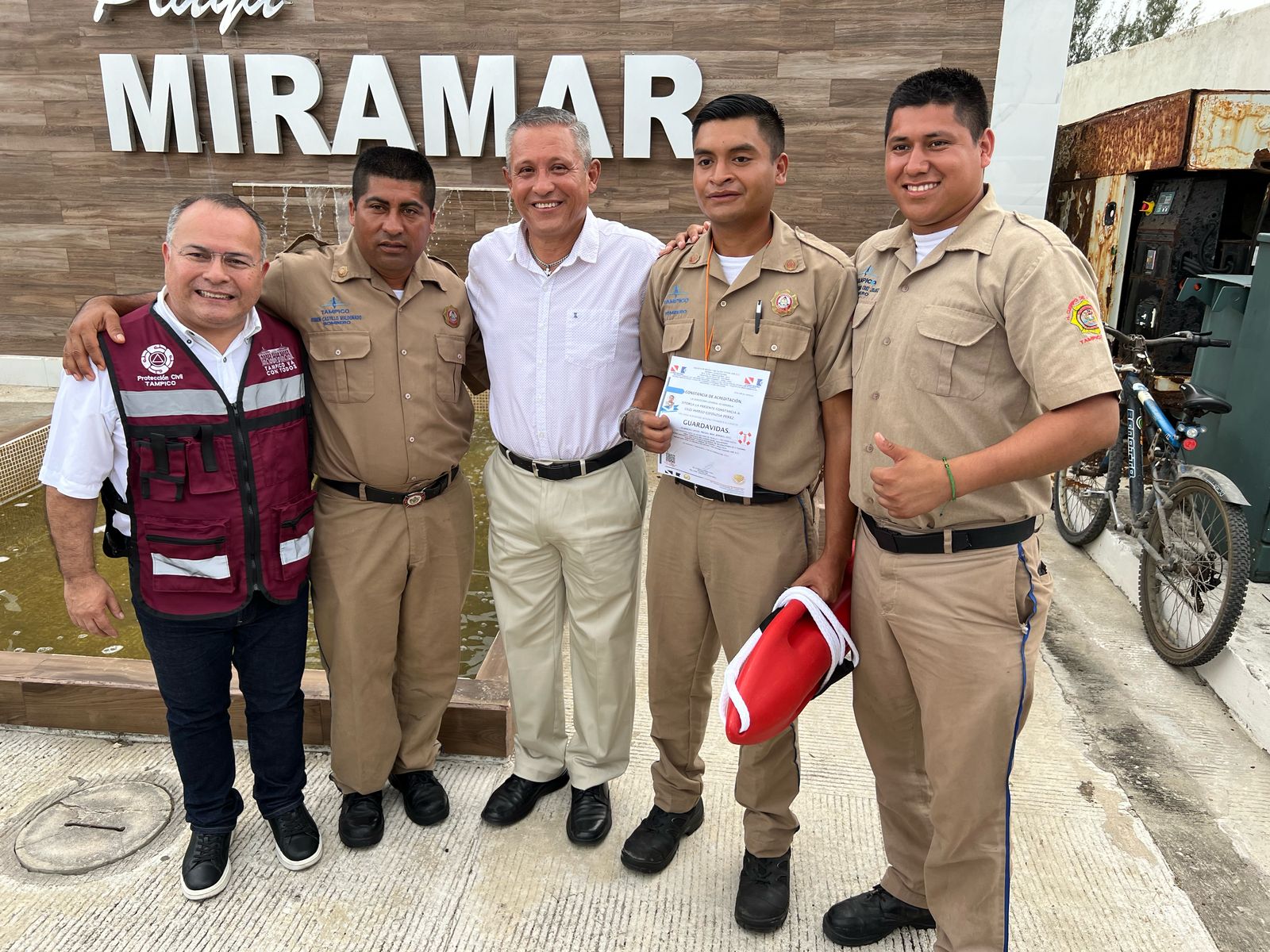 Importante Capacitación Recibe Personal de Protección Civil y Bomberos de Tampico