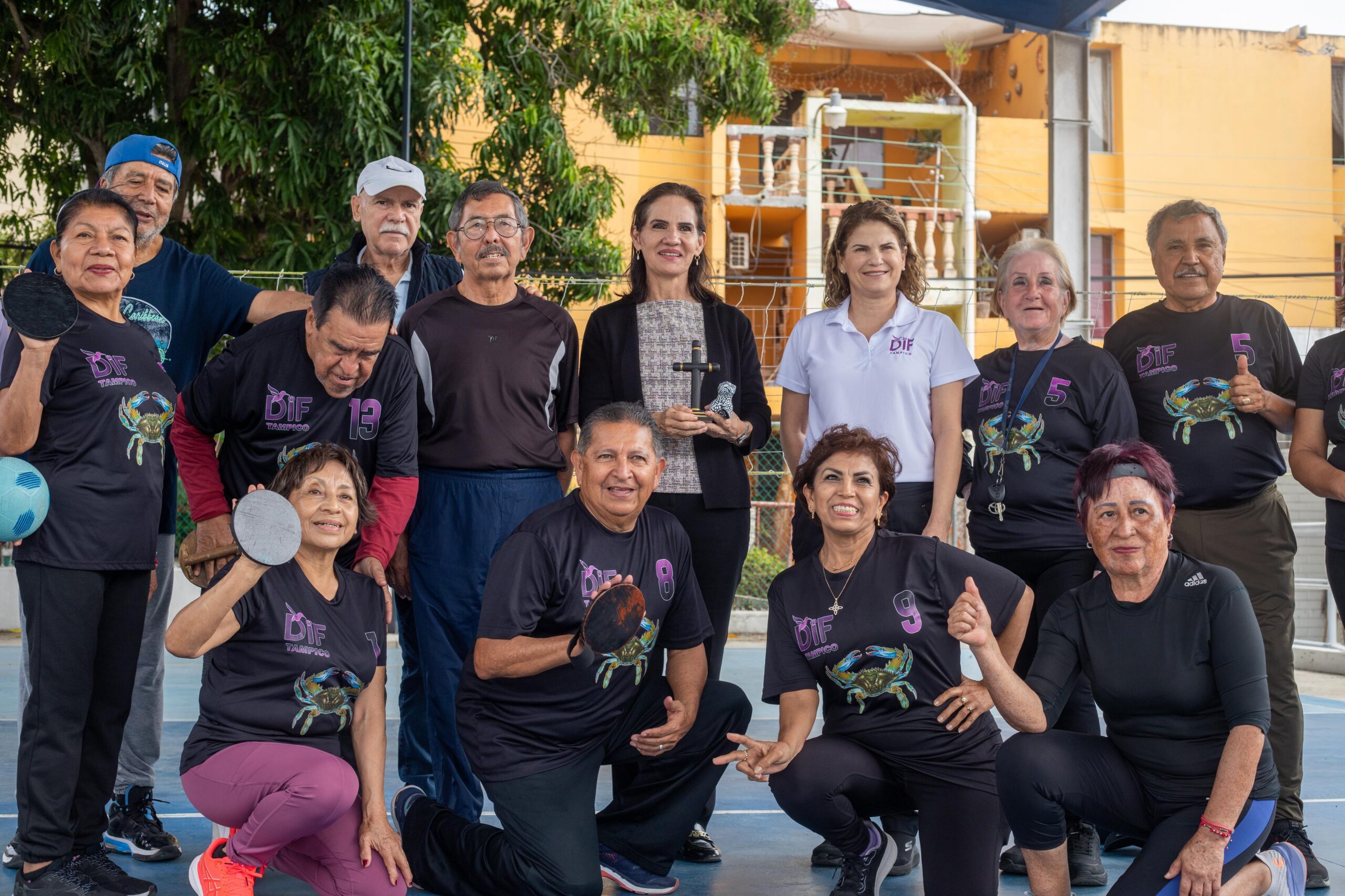 Reconoce el equipo de Pelota Tarasca el Respaldo de la Presidenta del DIF Tampico