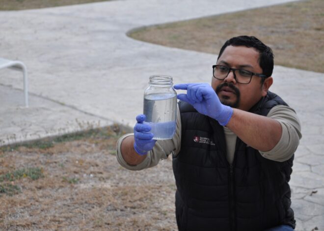 Recibe personal de la Secretaría de Recursos Hidráulicos capacitación para muestreo de aguas residuales