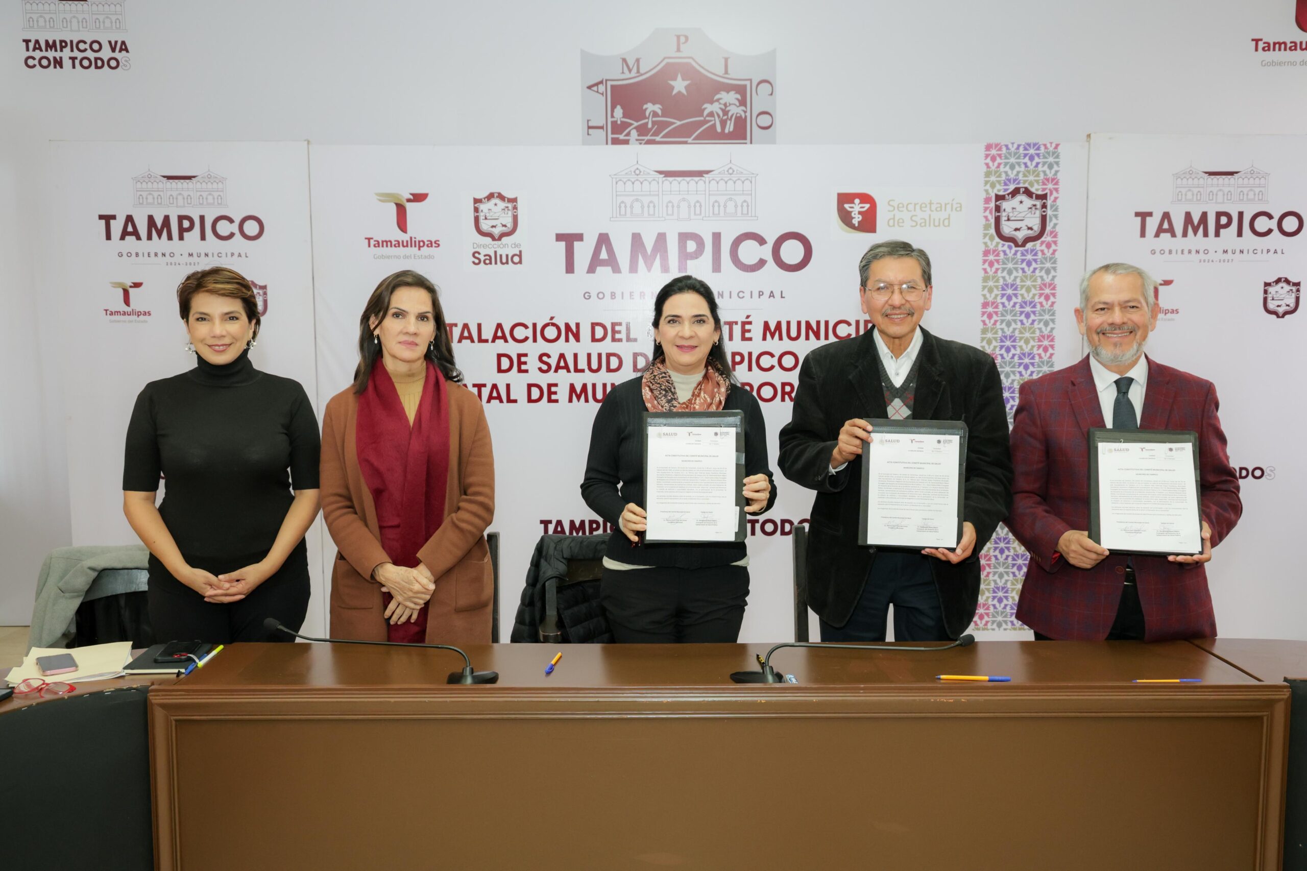 Instalan en Tampico Comité Municipal de Salud