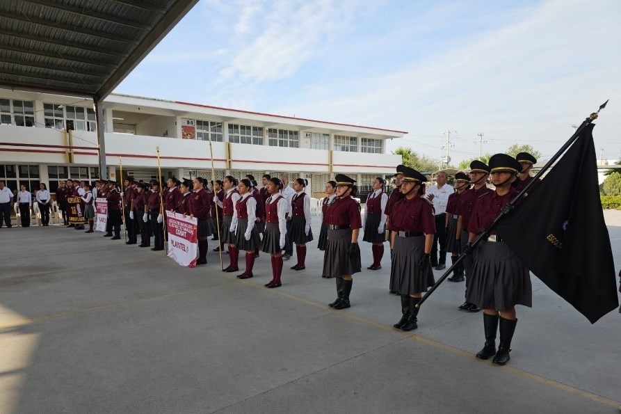 Realiza COBAT concursos regionales de escoltas y bandas de guerra