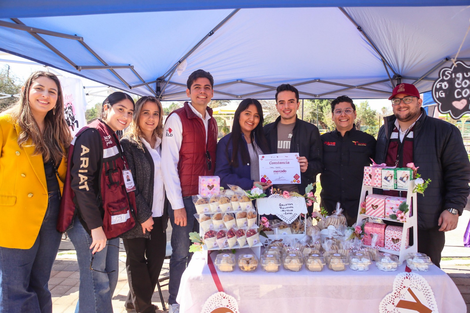 Realiza Injuve Mercado Tamaulipas en apoyo al emprendimiento joven en Nuevo Laredo
