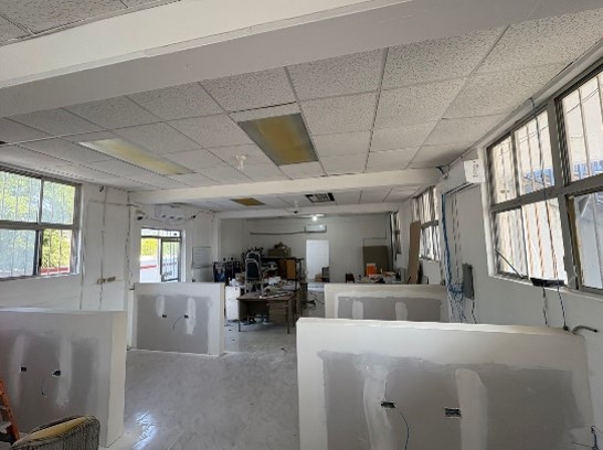 En zona sur de Tamaulipas, rehabilita Secretaría de Obras Públicas, oficinas de CREDES