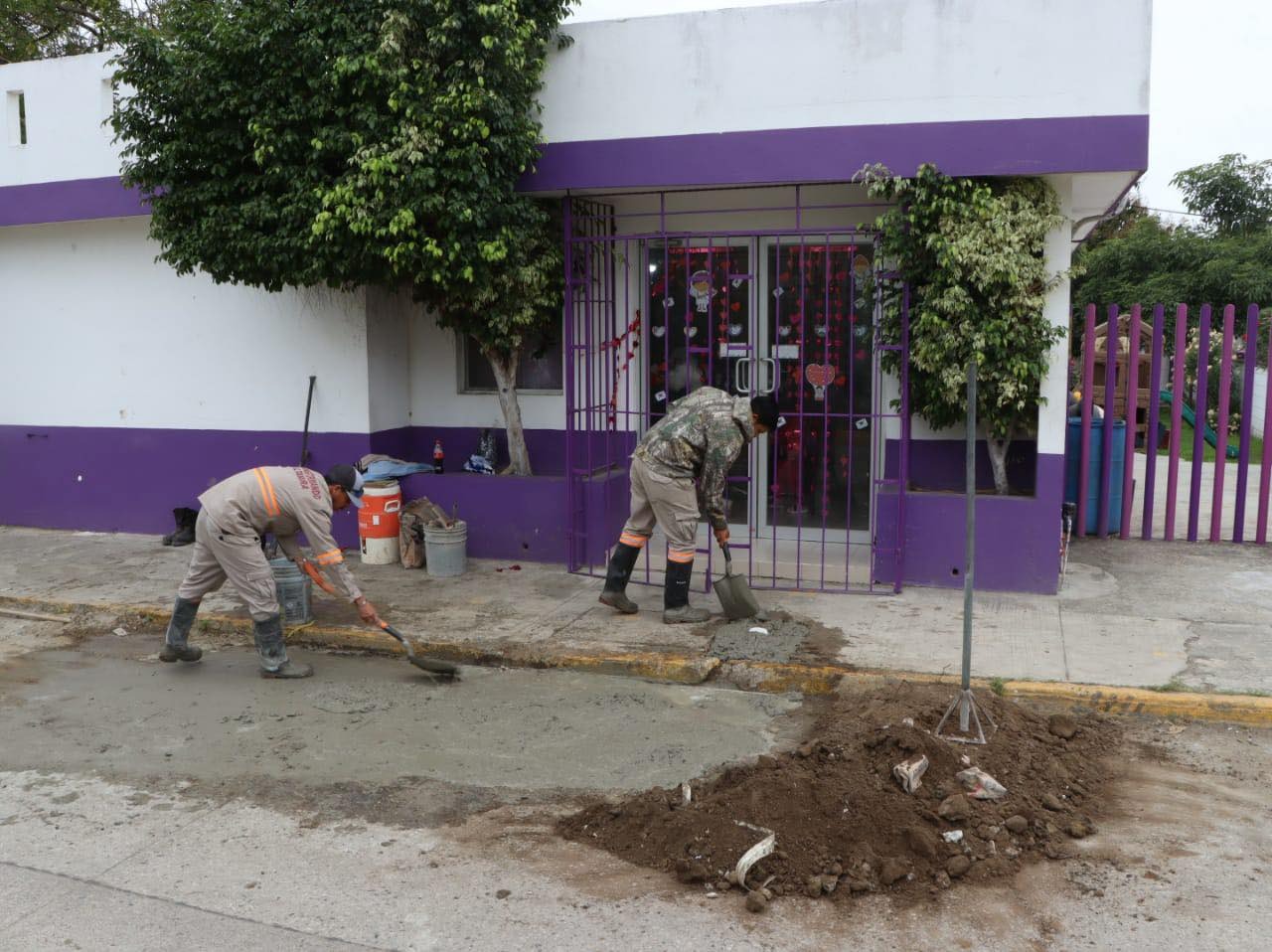 Agiliza COMAPA Altamira reposición de pavimento
