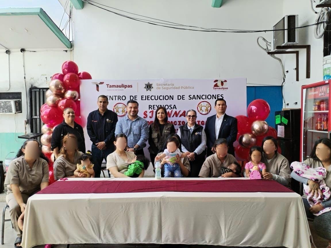 Inauguran «Espacio Amigable con Enfoque de Infancia» en el Centro de Ejecución de Sanciones en Reynosa