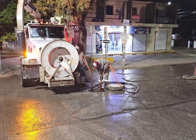 COMAPA Altamira realiza sondeos en líneas de drenaje de colonias y fraccionamientos