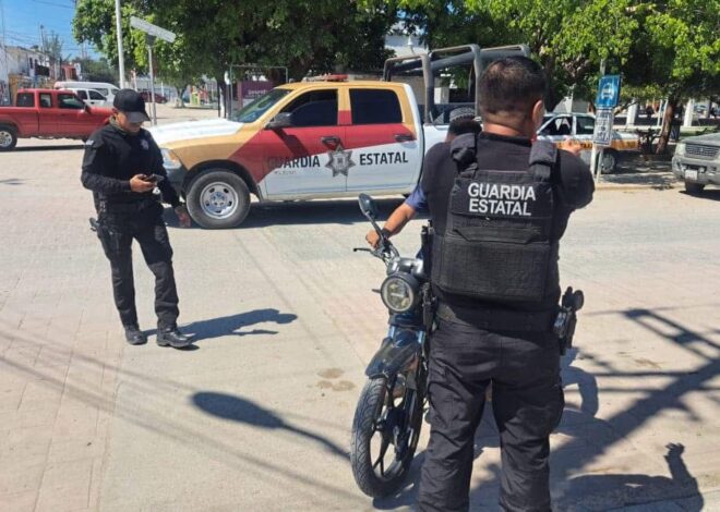 Refuerza Guardia Estatal prevención con el Operativo Moto Segura