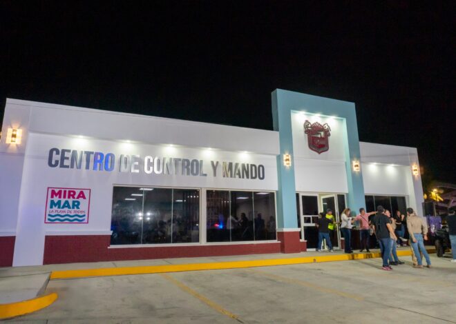 Erasmo pone en operación Centro de Control y Mando en playa Miramar