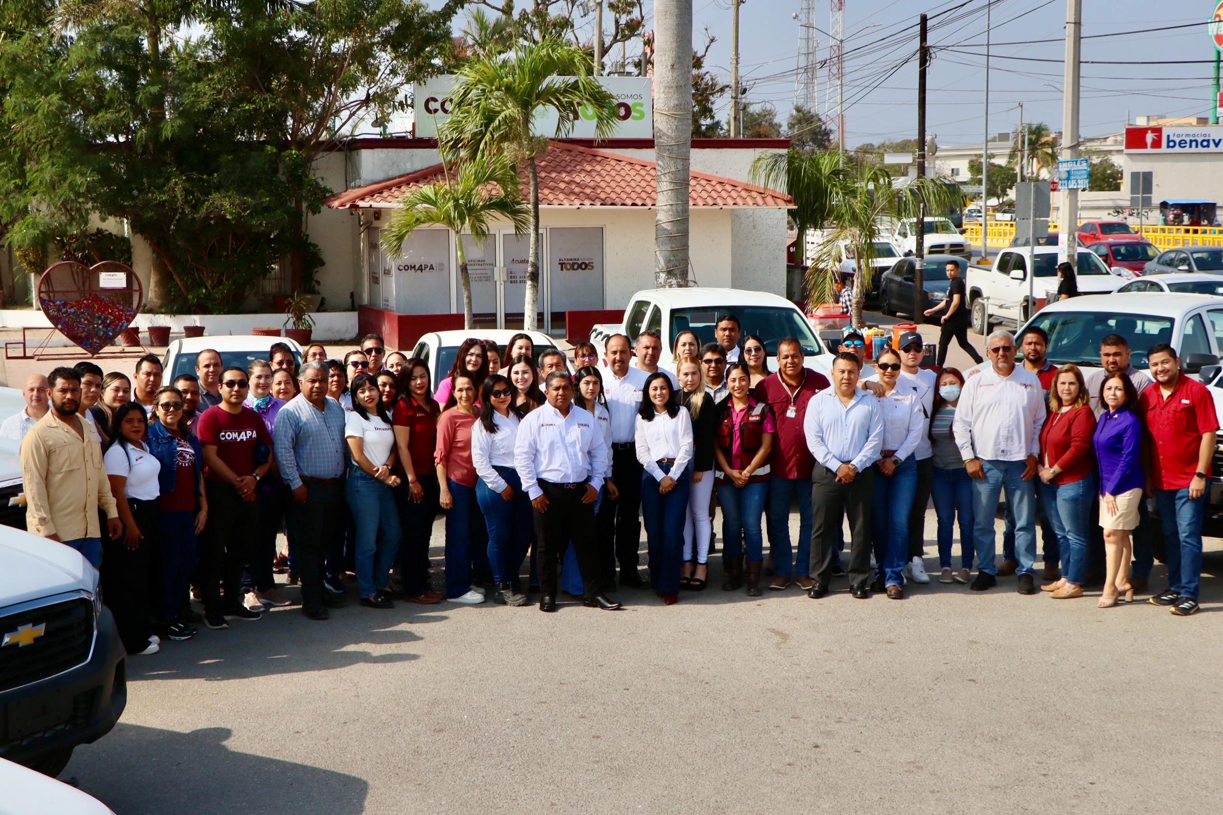 Se despide el Mtro. Omar Hernández Leines de COMAPA Altamira dejando un organismo funcional