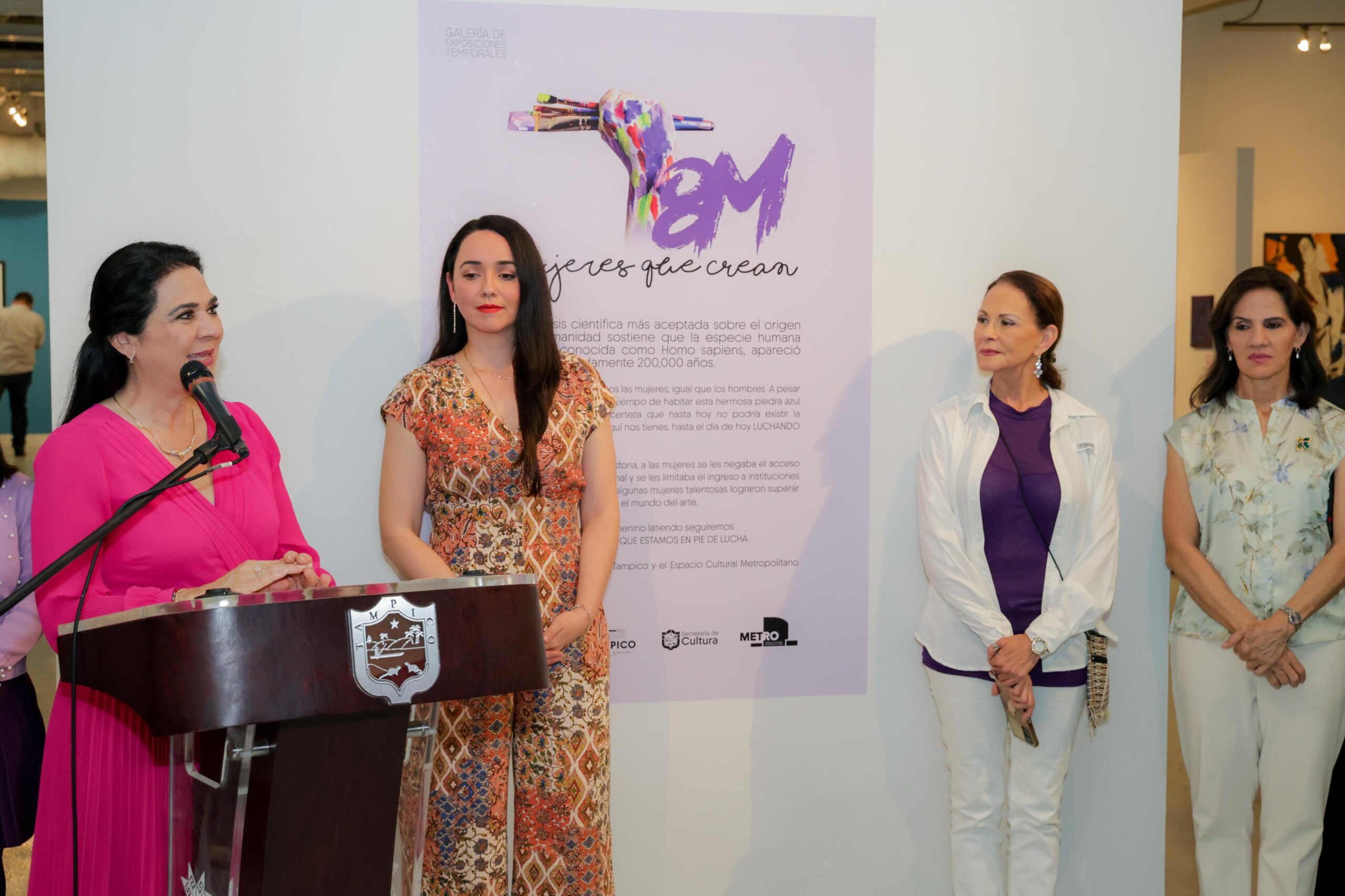 Mónica Villarreal Inaugura Exposición ‘Mujeres que Crean’ en el Día Internacional de la Mujer