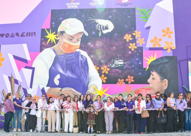 Mónica Villarreal Reconoce Labor de Mujeres Despicadoras con Alusivo Mural