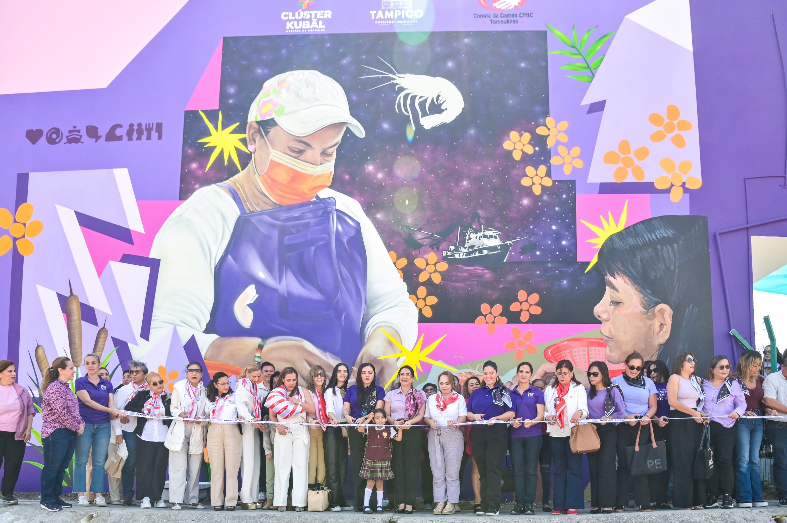 Mónica Villarreal Reconoce Labor de Mujeres Despicadoras con Alusivo Mural