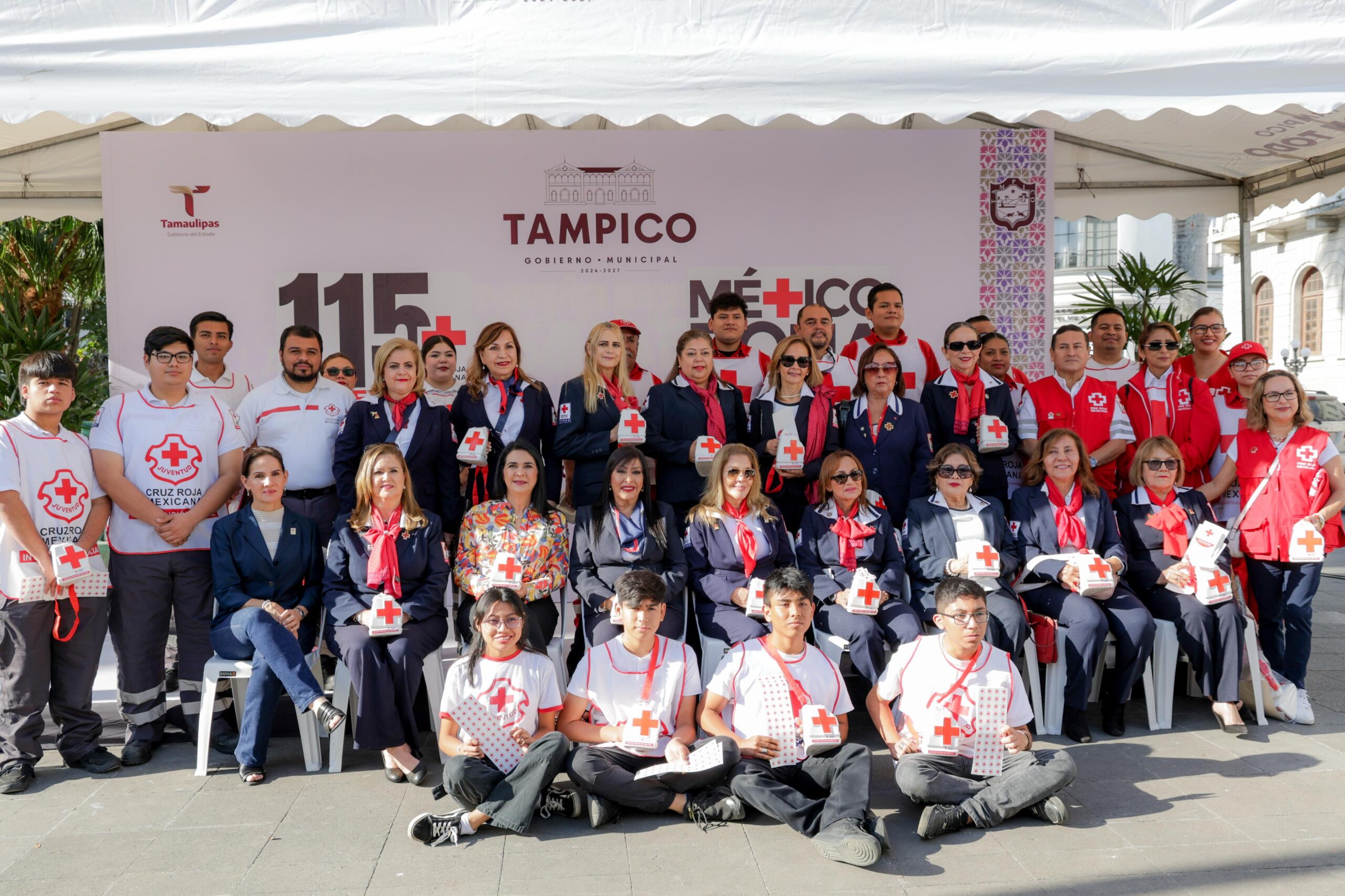 Inicia Mónica Villarreal la Colecta Anual de la Cruz Roja en Tampico