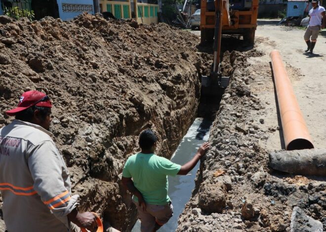 Repone COMAPA Altamira líneas de drenaje en diferentes sectores del municipio