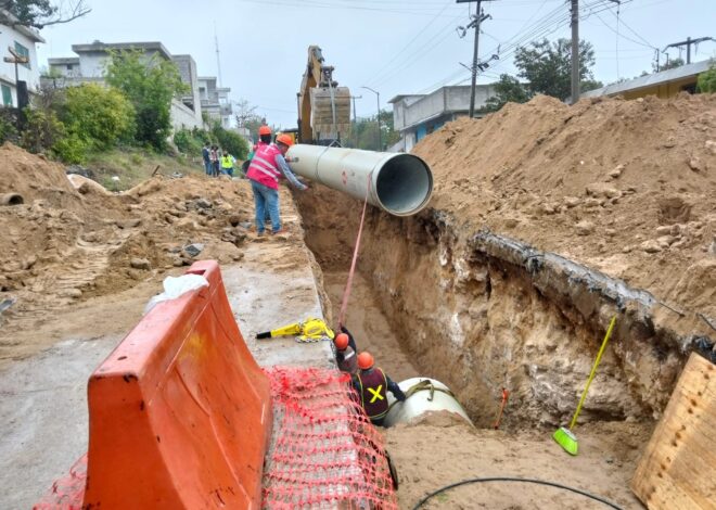 Rehabilita Obras Públicas red de agua potable en Ciudad Madero