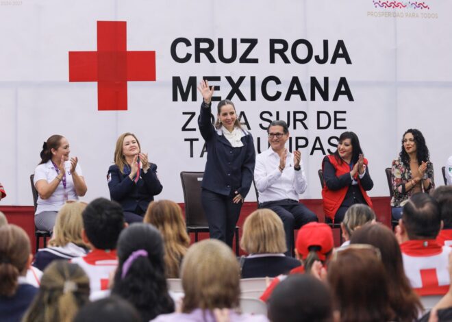 Erasmo y Dunia reconocen labor humanitaria de la Cruz Roja