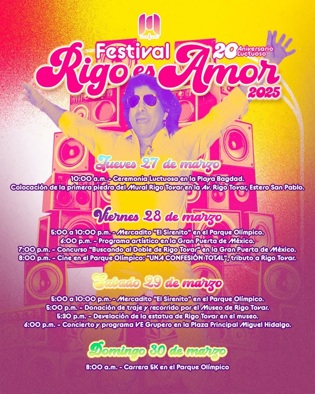 El gobierno municipal rendirá homenaje al ícono de Matamoros, Rigo Tovar