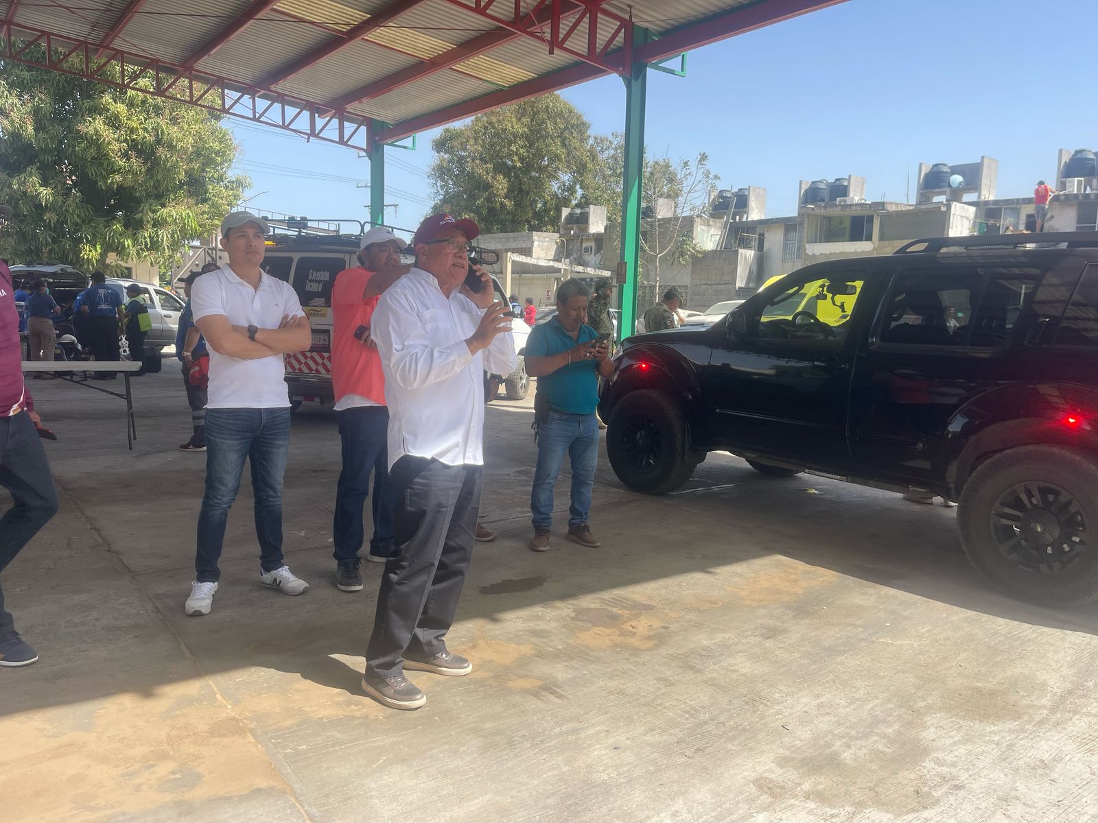 Interviene Armando Martínez para combatir incendio en mesón de Altamira