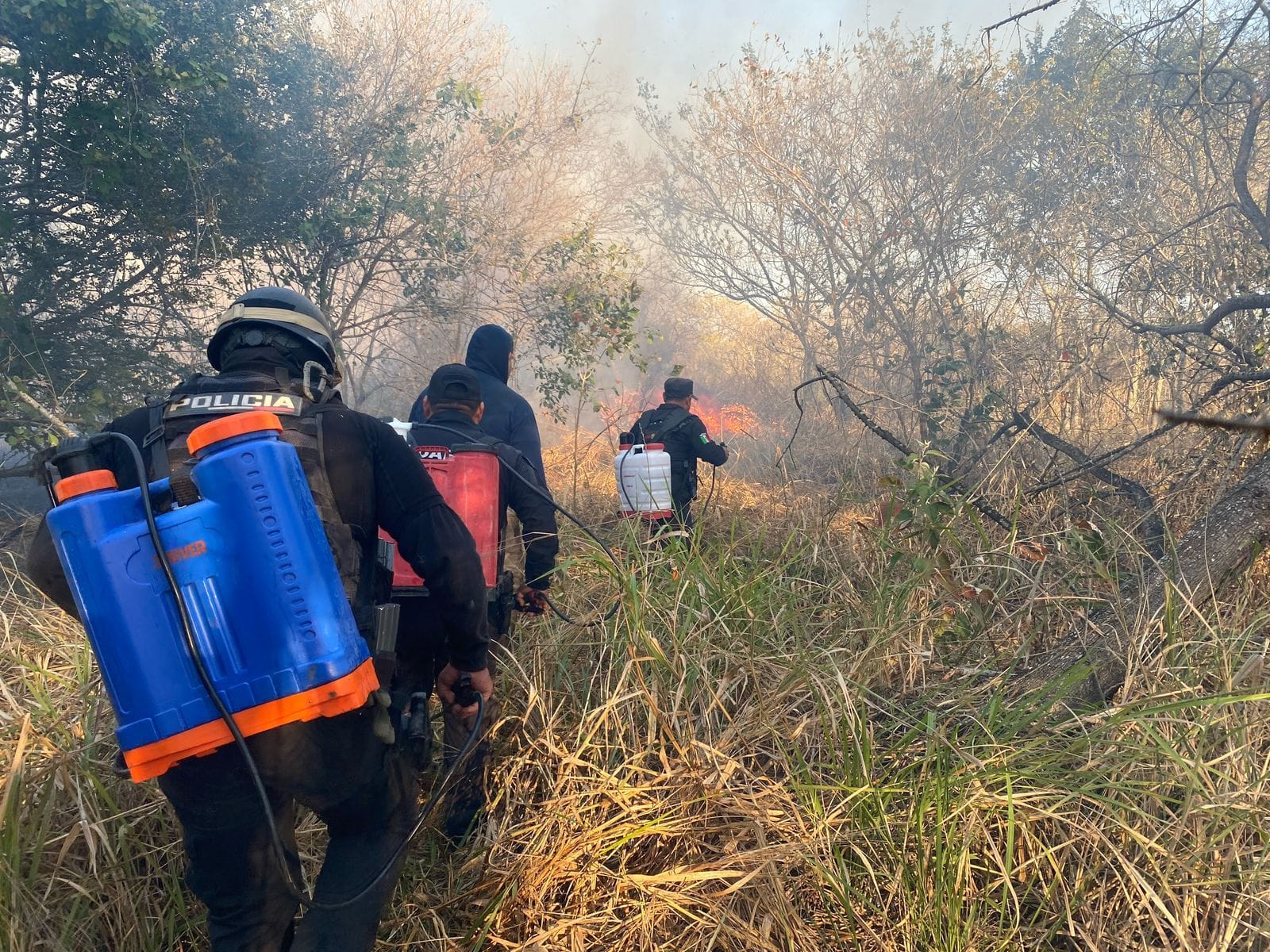 Activa SSPT Plan Tamaulipas por incendios forestales y de pastizales