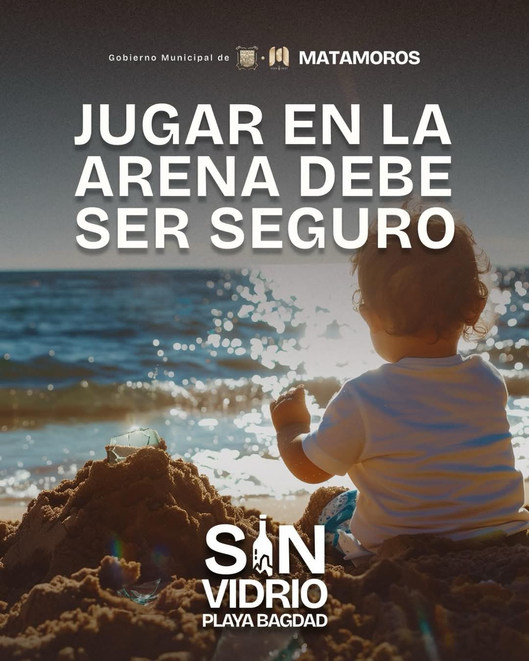 Cuidemos nuestra playa; evitemos llevar vidrio: Beto Granados