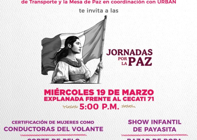 Gobierno de Ciudad Madero contribuye a la construcción de una Cultura de Paz