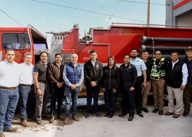 Reabre Beto Granados estación de Bomberos de la Ciudad Industrial