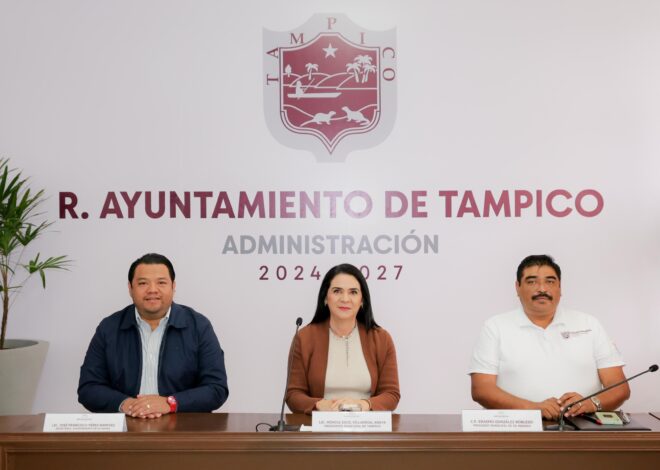 Mónica Villarreal Preside Mesa de Seguridad y Paz en Tampico