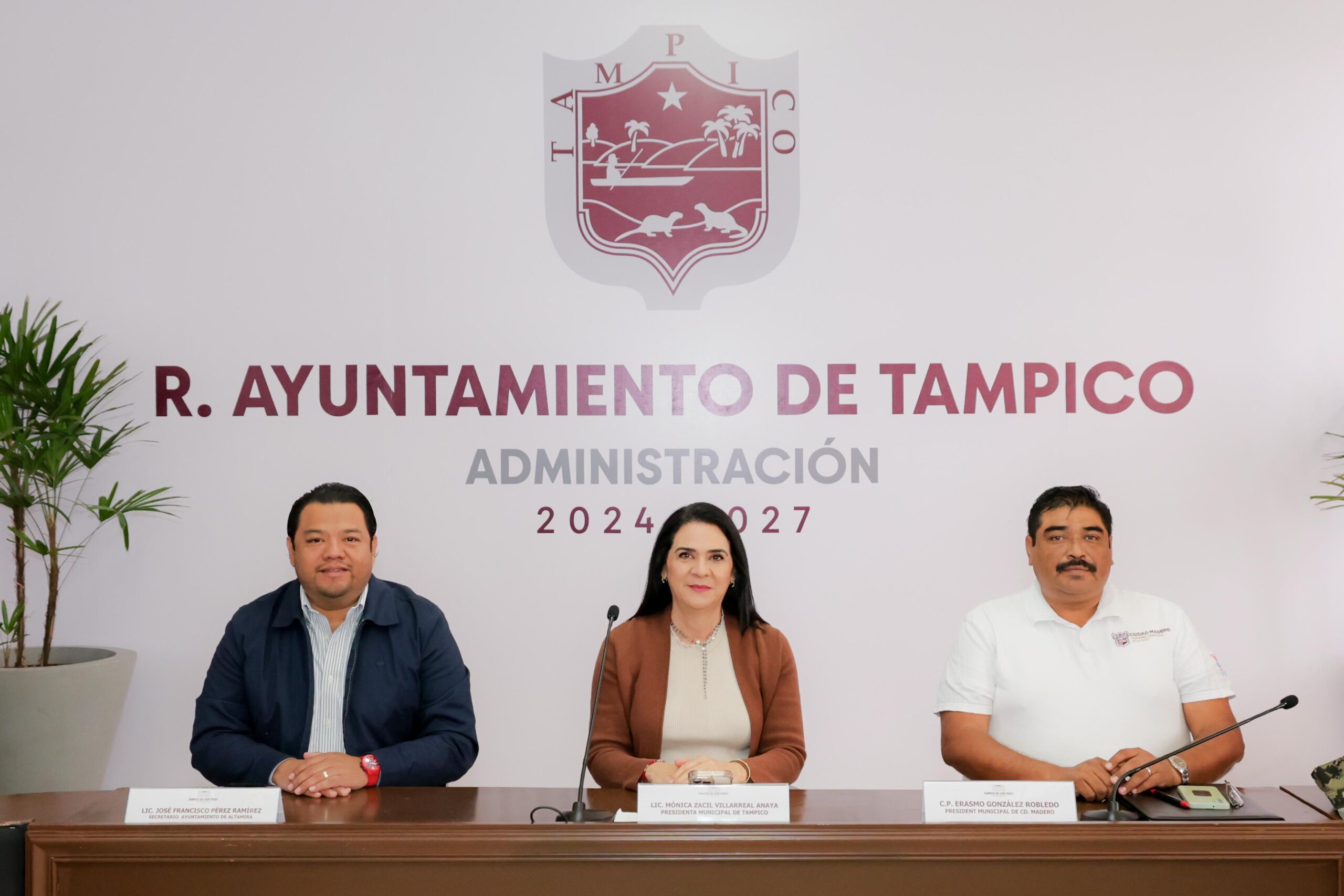 Mónica Villarreal Preside Mesa de Seguridad y Paz en Tampico