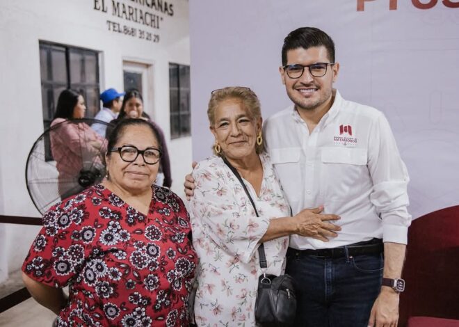 El alcalde Beto Granados es recibido con gran ánimo y cariño en la colonia Sección 16