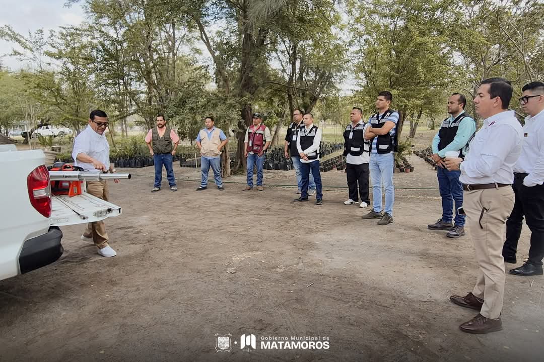 Capacitan a personal de Salud Pública en fumigación para reforzar el programa «Matamoros Seguro»