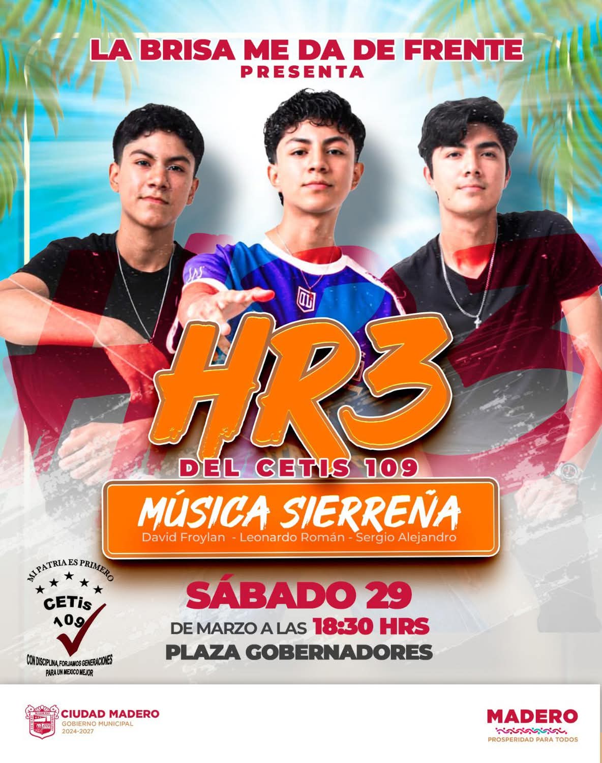 En plaza Gobernadores vive la alegría con el Grupo musical HR3″