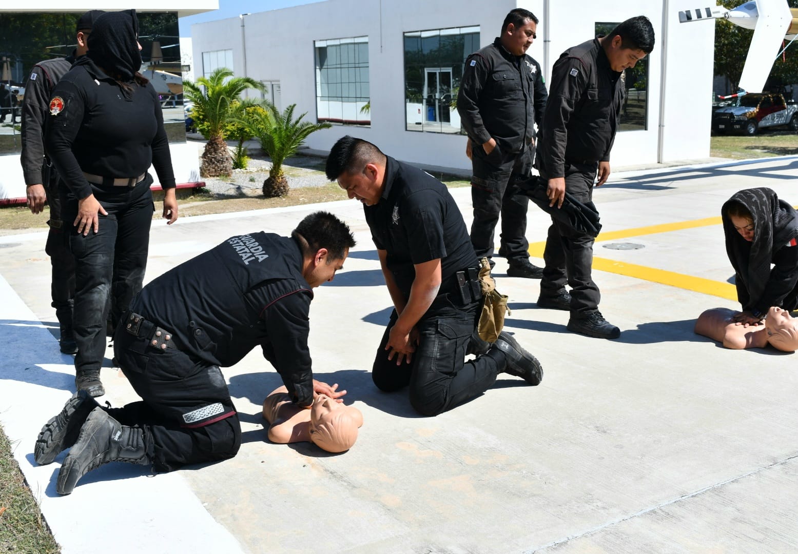 Imparte CRUM curso de certificación en atención prehospitalaria a elementos de la Guardia Estatal