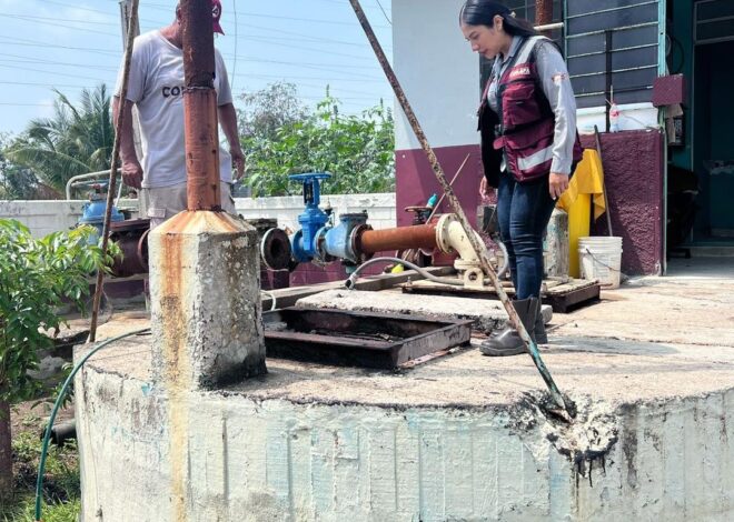 Brinda COMAPA Altamira mantenimiento a la red de cárcamos