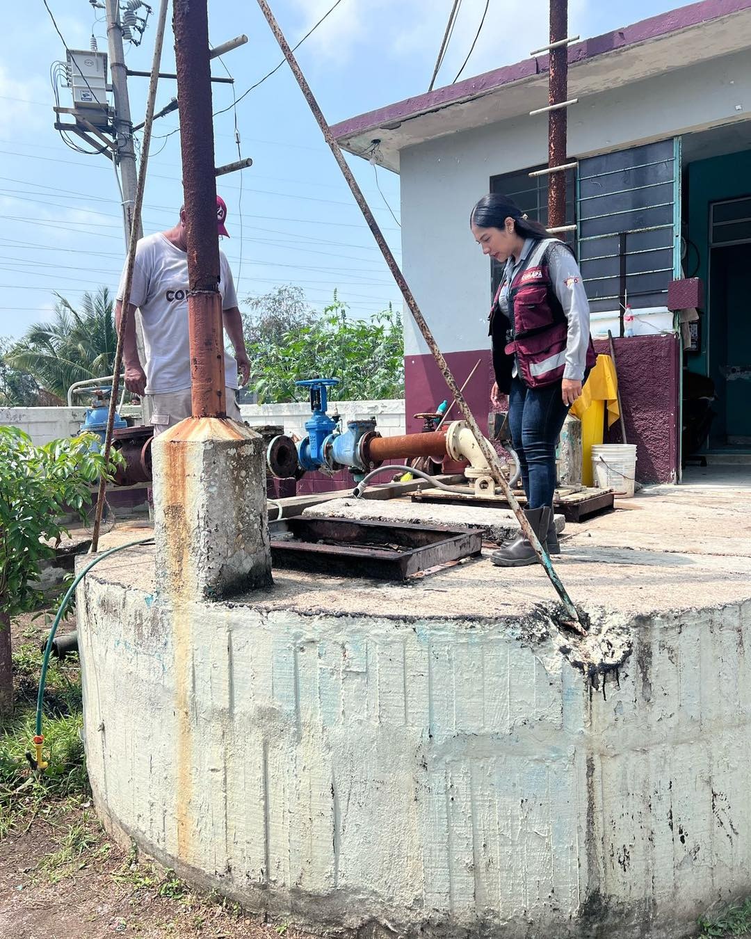 Brinda COMAPA Altamira mantenimiento a la red de cárcamos