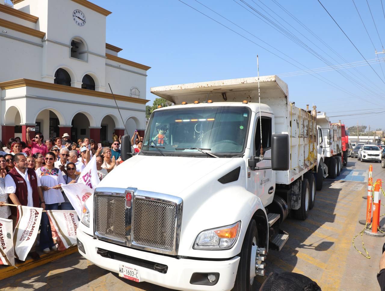 Envía gobierno de Altamira víveres en beneficio de afectados por inundaciones