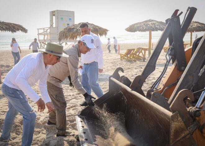 Playa Miramar más limpia y segura: Erasmo González