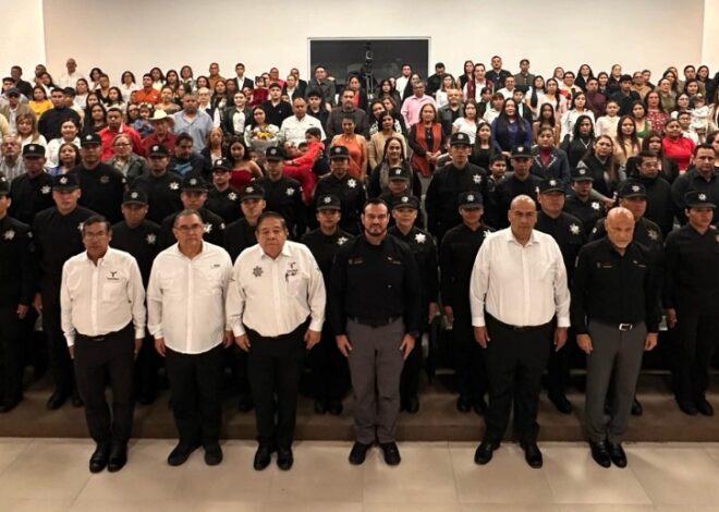 Profesionaliza USJT a cerca de 3 mil integrantes de los cuerpos policiales de SSP y FGJ en el tercer año de gobierno de Américo Villarreal Anaya