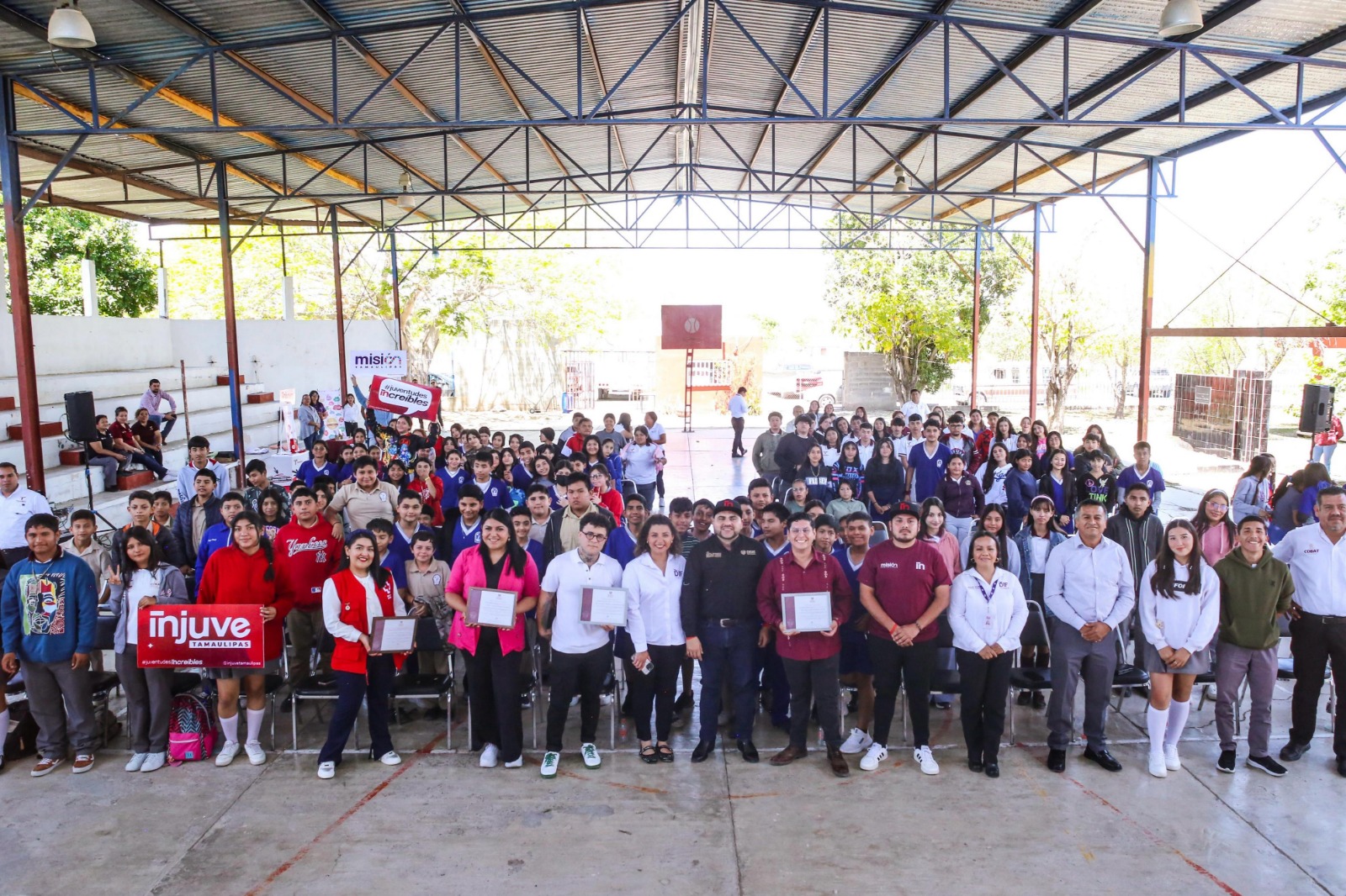 Lleva Injuve Tamaulipas campaña “Piénsalo Dos Veces” al municipio de Villa de Casas