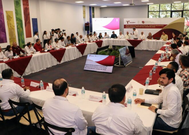 Se efectúa en Altamira Reunión del Comité de Seguimiento y Evaluación del Semáforo del Cuidado del Agua