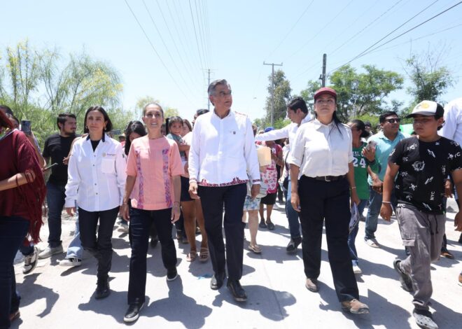 Llega presidenta Claudia Sheinbaum a Reynosa y anuncia apoyos para familias damnificadas por lluvias