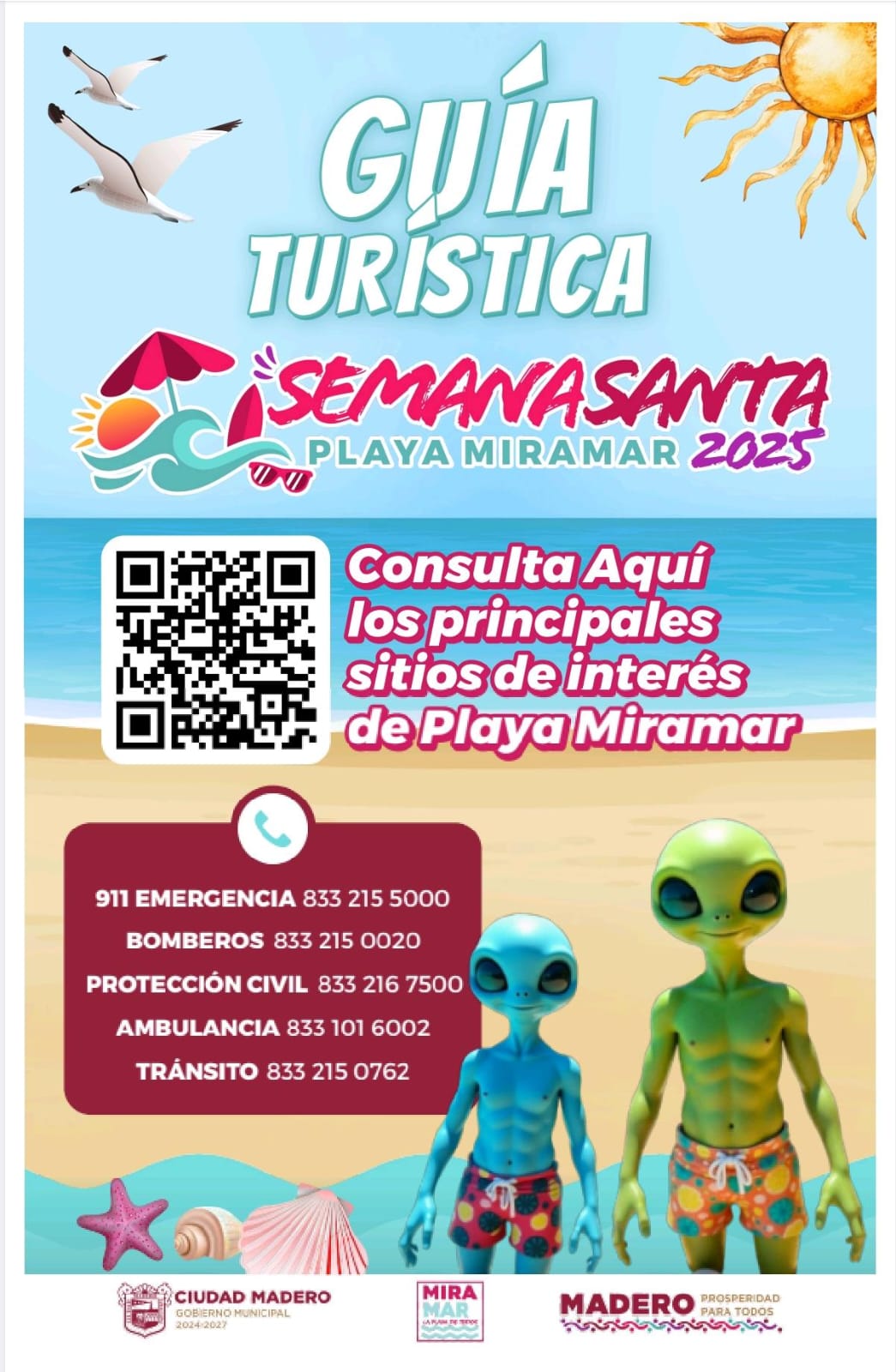 Guía Turística de acerca a los atractivos y servicios en playa Miramar