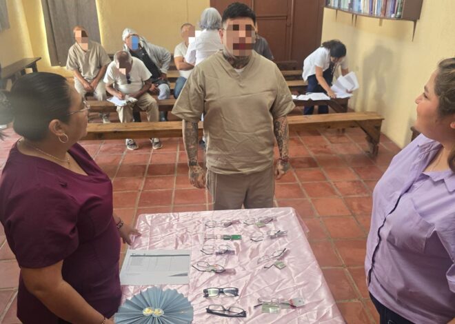 Beneficia CEDES Nuevo Laredo a PPLs con Campaña de Salud Visual