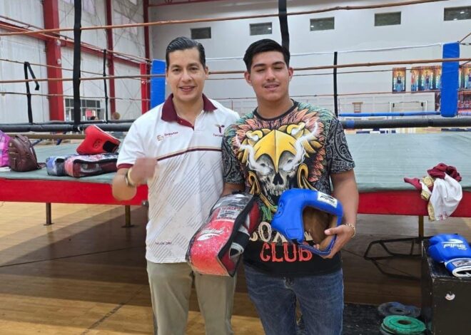 Visita director del INDE Tamaulipas a deportistas de Matamoros