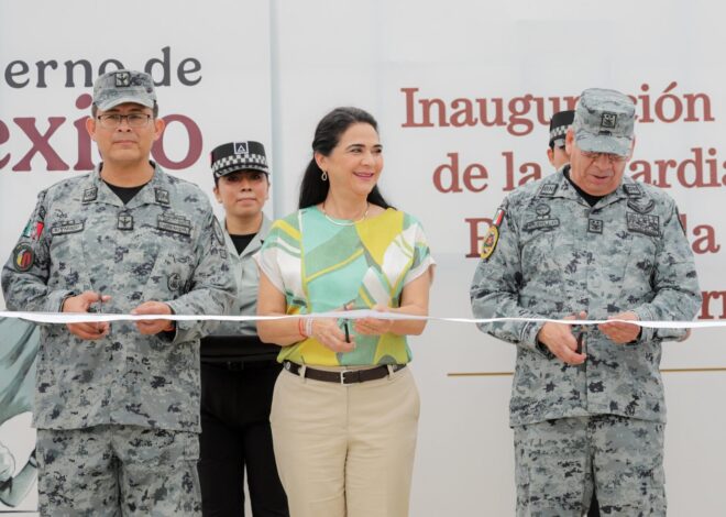 Fortalece Mónica Villarreal Seguridad Coordinada al Inaugurarse Complejo de Guardia Nacional